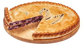 Сладкий пирог «Сливочная черника»